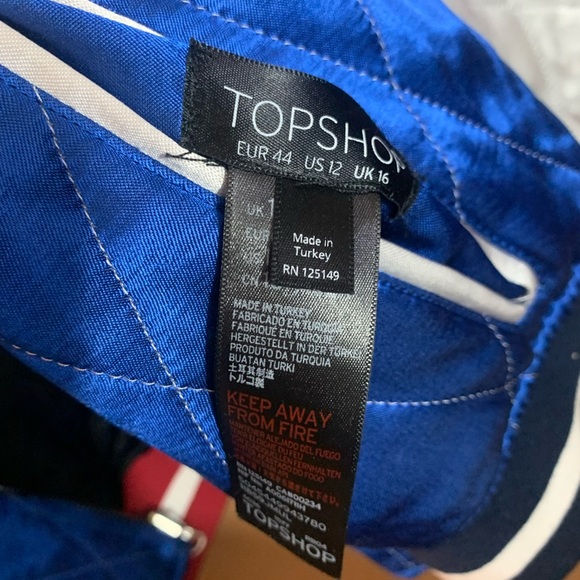 TopShop Reversible Quilted Japan Tiger Eagle Bomber Jacket 12 - Picture 7 of 11